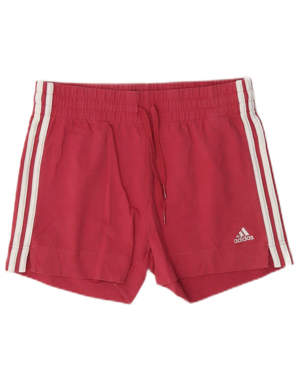 Adidas Short de sport pour femme UK 8/10 Petit coton rouge