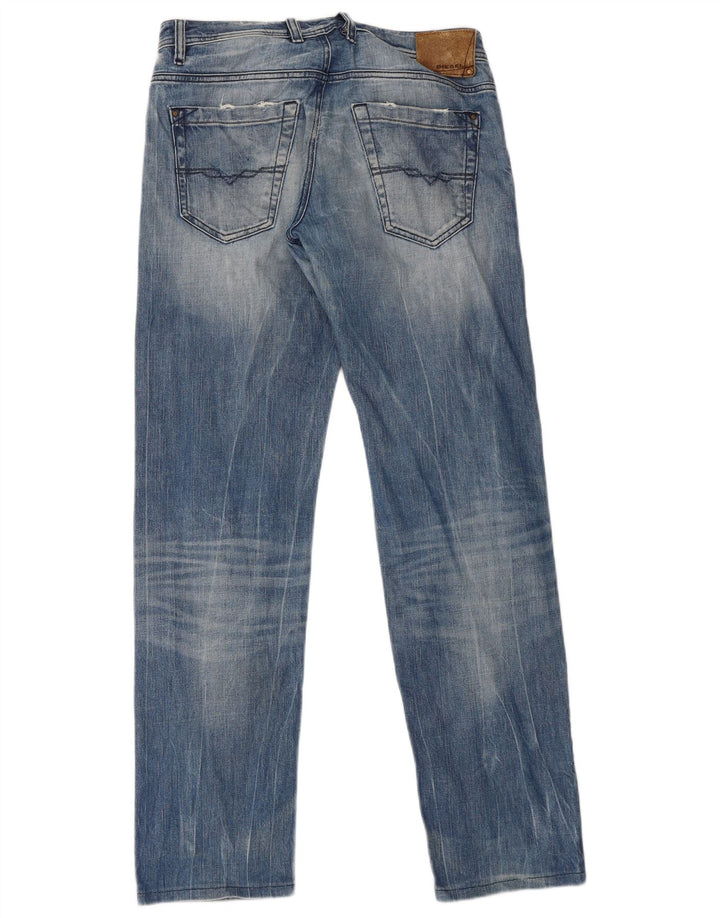 Diesel Jean Droit Koolter W33 L34 Homme Bleu Coton