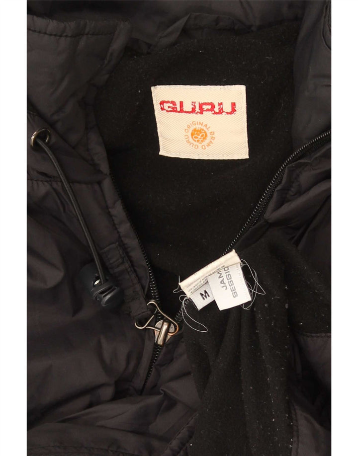 Guru Veste rembourrée pour homme UK 38 Medium Noir Nylon
