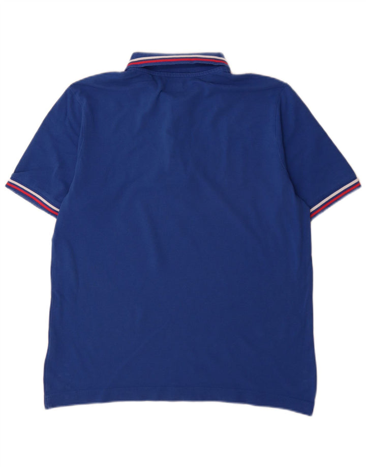 Kappa Polo Homme Bleu Moyen Rayé Coton