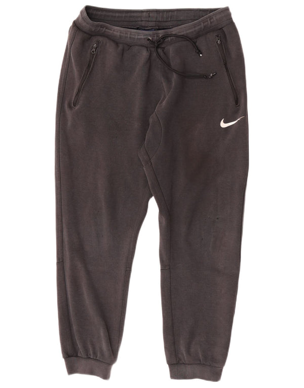 Nike Pantalon de survêtement court en coton gris moyen pour homme