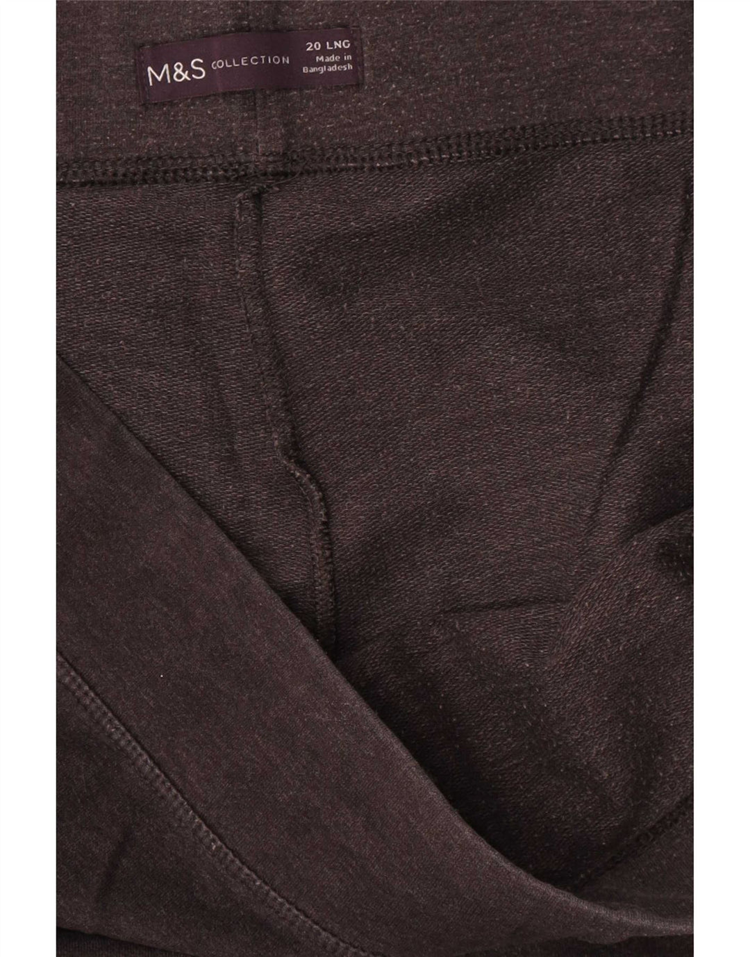 Marks & Spencer Leggings Femme UK 20 2XL Gris Coton