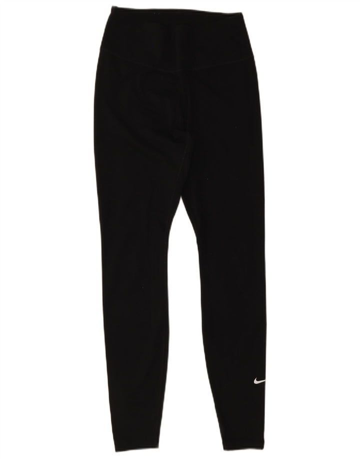 NIKE Legging Dri Fit pour femme UK 8 Small Noir