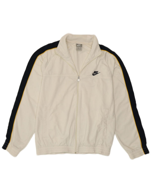 Nike Veste de survêtement coupe classique pour homme Taille S Blanc Colorblock Sports