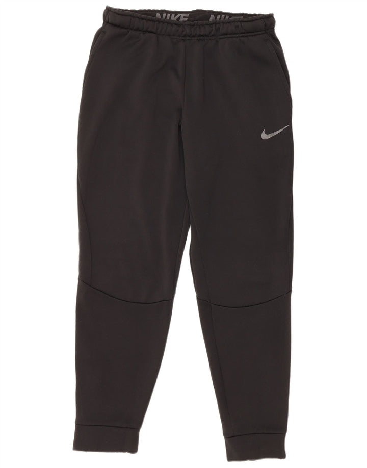Nike Pantalon de survêtement Dri Fit pour homme Taille L Noir Polyester