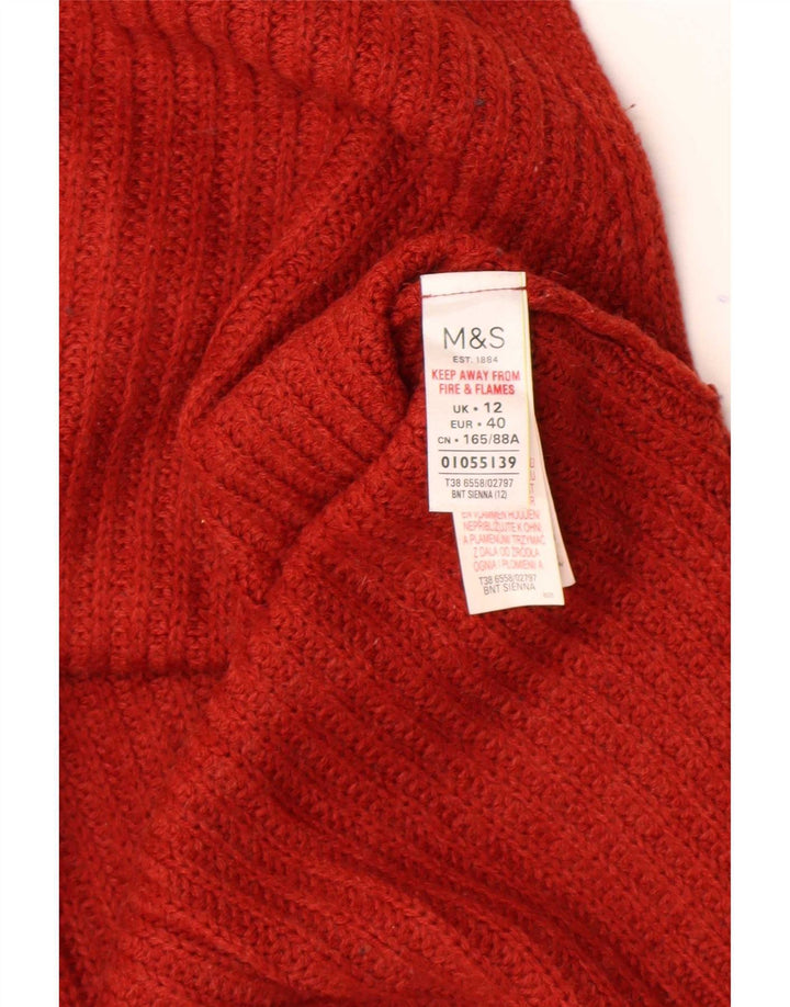 Marks & Spencer Débardeur pour femme UK 12 Acrylique rouge moyen