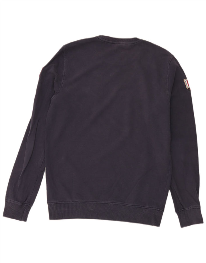 Timberland Pull Graphique Sweatshirt Homme Bleu Marine Moyen Coton