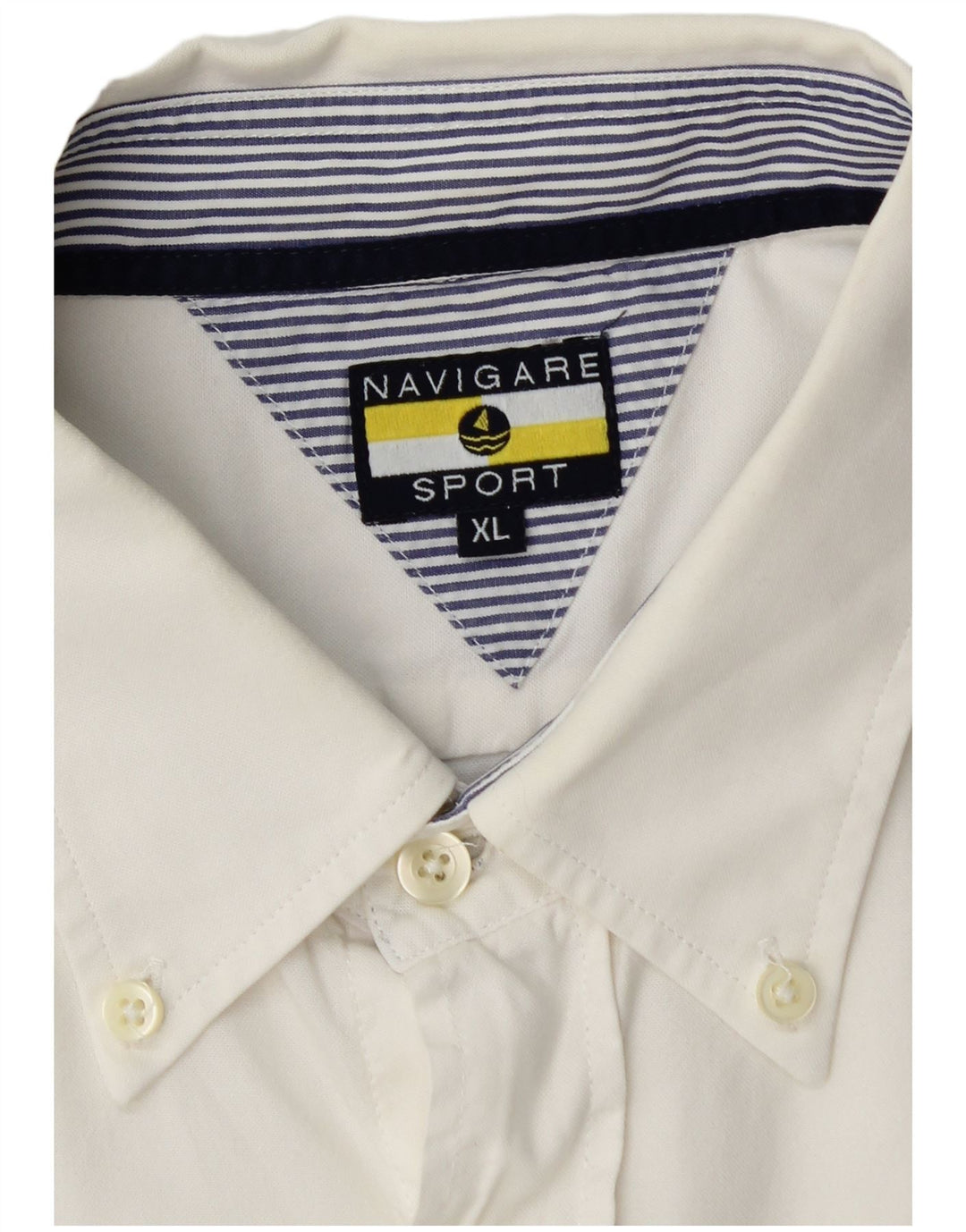 NAVIGARE Chemise Homme XL Blanc Coton