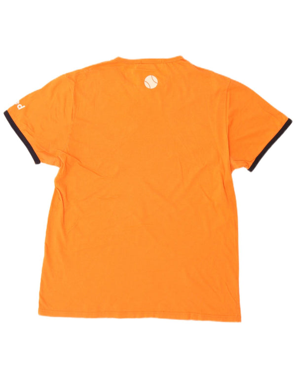 Fred Perry T-Shirt Homme Orange Moyen Coton