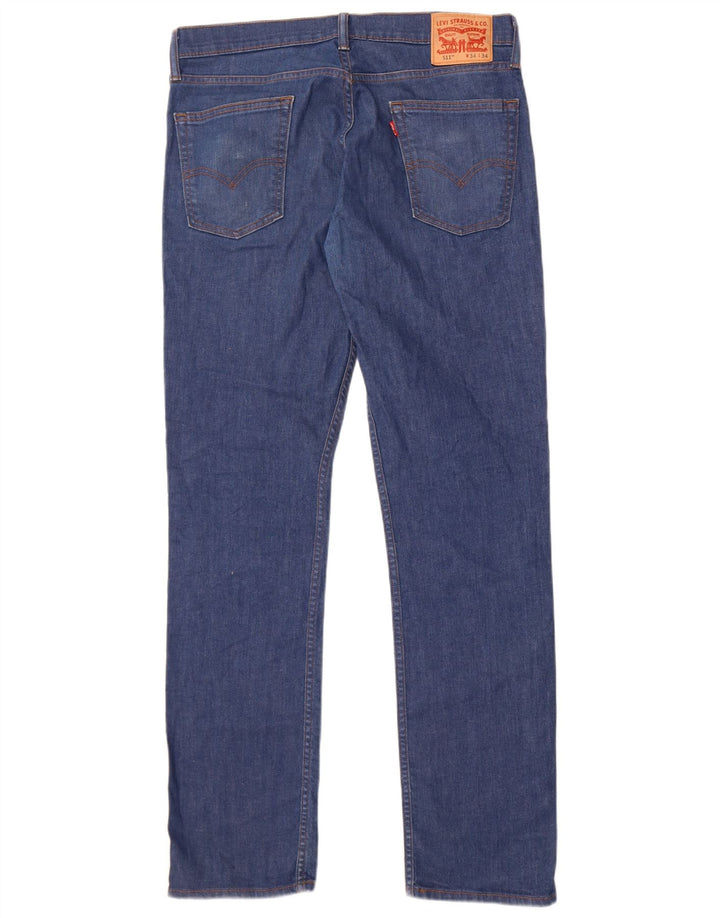 Levi's Jean Slim 511 Homme 34 L34 Bleu Coton