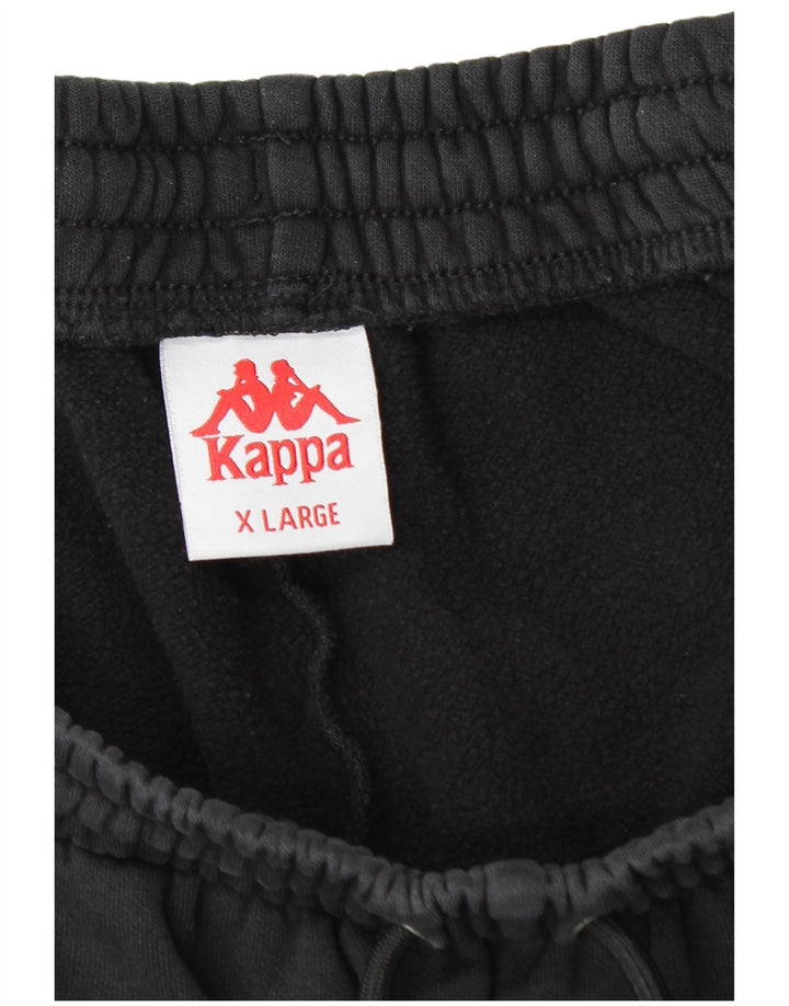 KAPPA Pantalon de Survêtement Homme Joggers XL Noir Coton