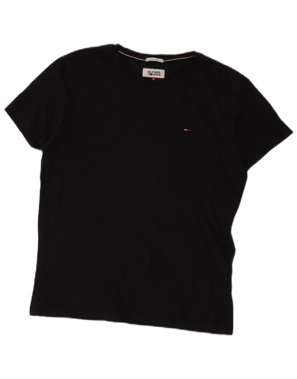 Tommy Hilfiger T-Shirt Homme Noir Moyen Coton