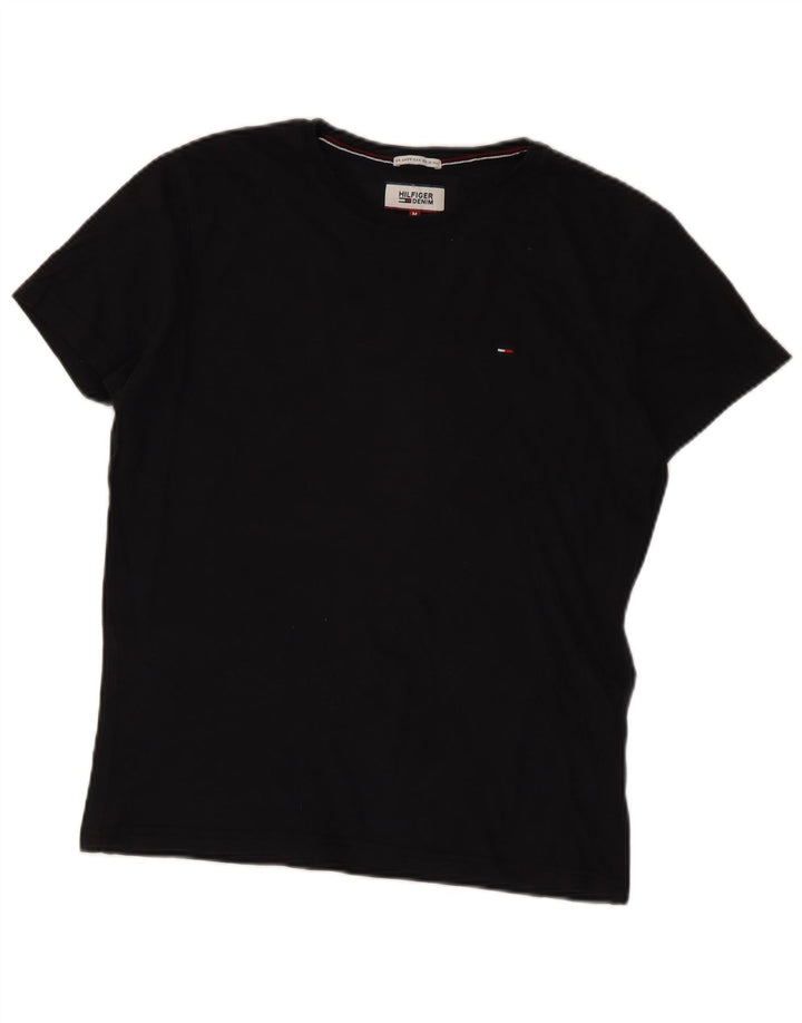 Tommy Hilfiger T-Shirt Homme Noir Moyen Coton