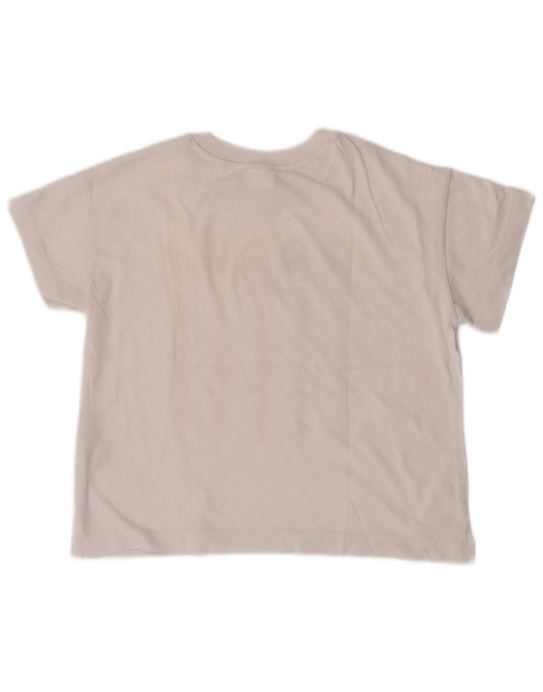 Champion T-shirt court surdimensionné pour femme en coton blanc UK 6 XS