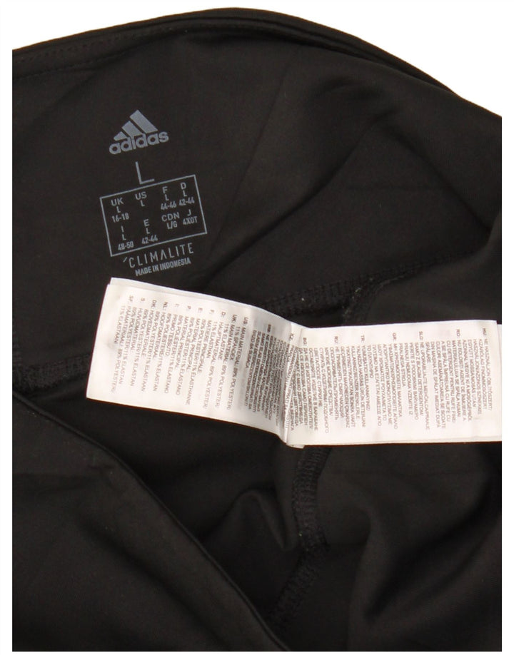 Adidas Climalite Leggings UK 16/18 Large Noir Polyester