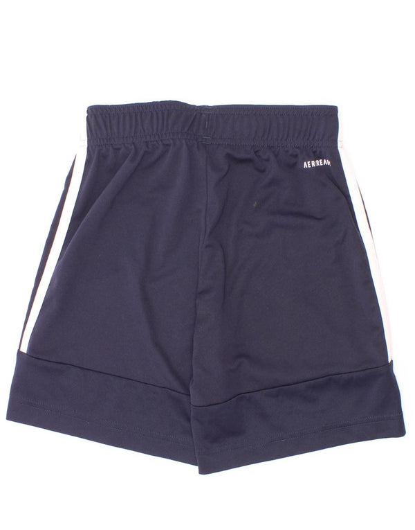 Short de sport Adidas Garçon Aeroready 7-8 ans Bleu Marine Polyester