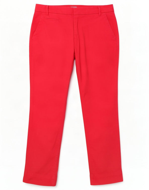 Patagonia Pantalon Chino Slim Femme US 0 XS W28 L26 Coton Rouge