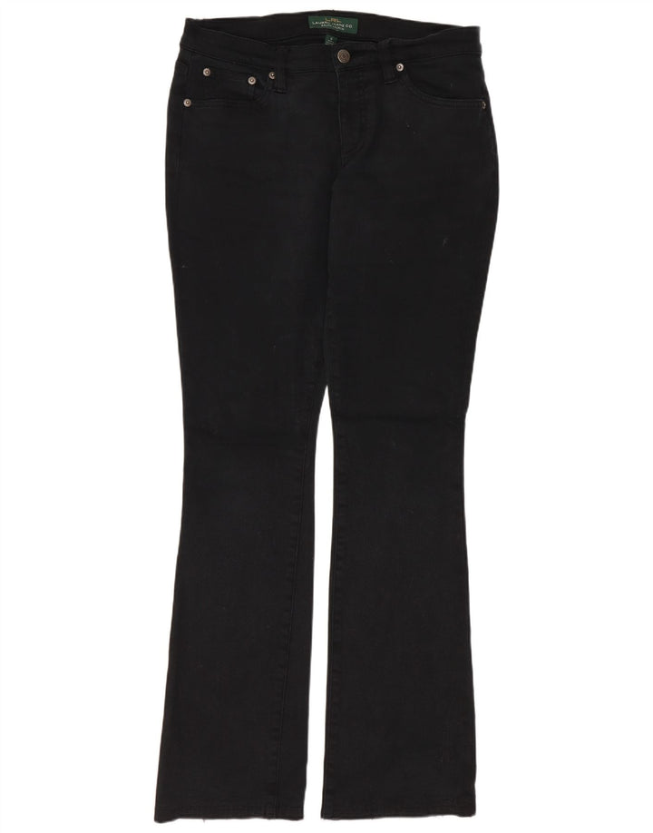 Ralph Lauren Jean Bootcut Femme US 6 Moyen W30 L31 Coton Noir