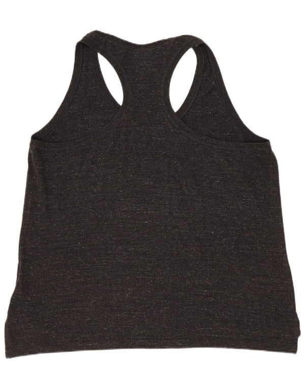 Nike Débardeur Femme UK 14 Large Gris Moucheté
