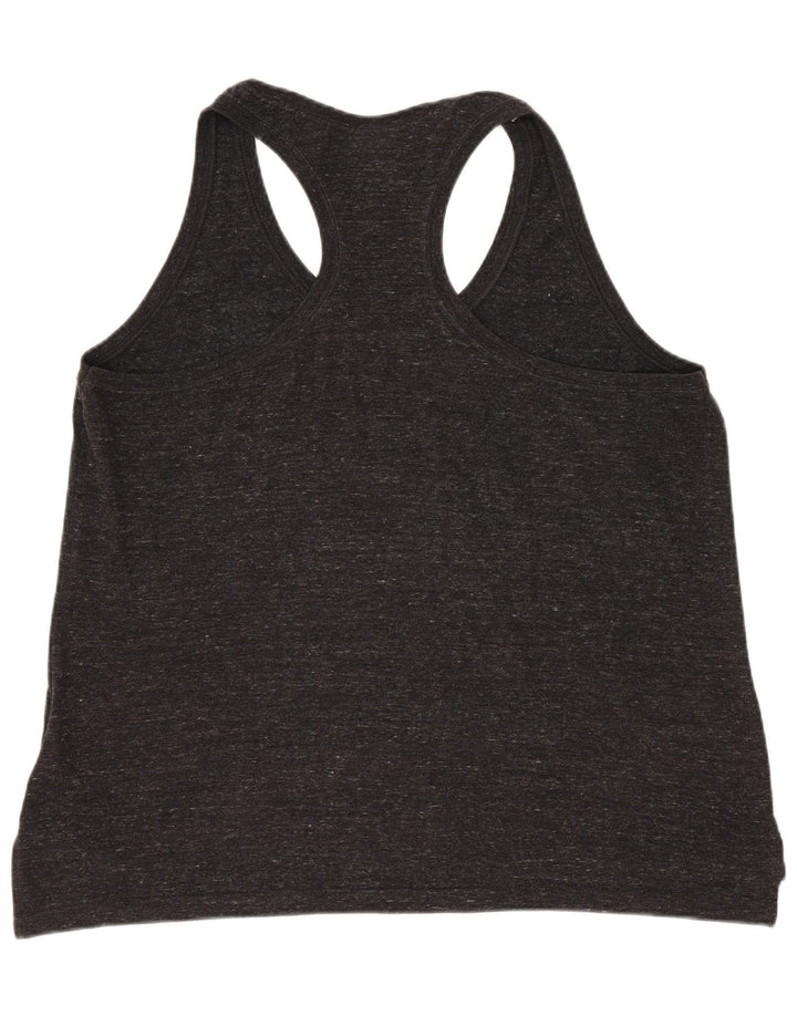 Nike Débardeur Femme UK 14 Large Gris Moucheté
