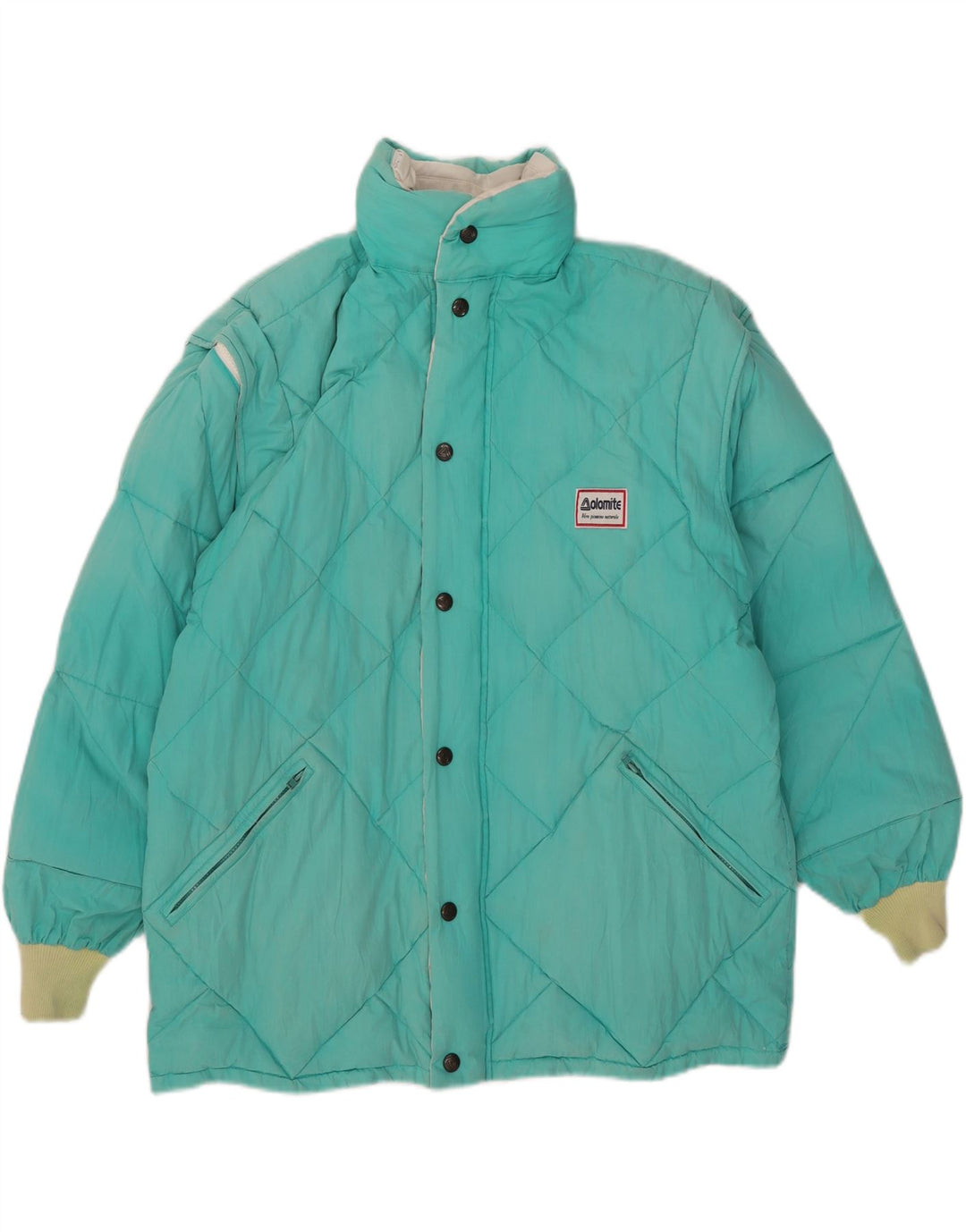 Dolomite Veste matelassée réversible à capuche pour homme UK 36 Small Blanc Polyester
