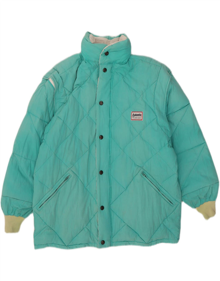 Dolomite Veste matelassée réversible à capuche pour homme UK 36 Small Blanc Polyester