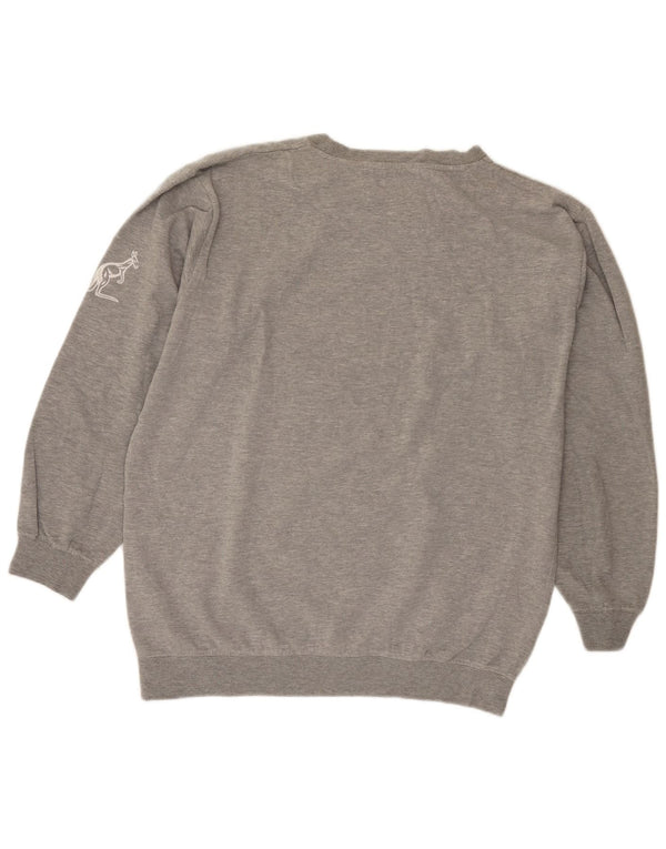 AUSTRALIAN L'ALPINA Sweat-Shirt Garçon 13-14 Ans 2XL Gris Chiné
