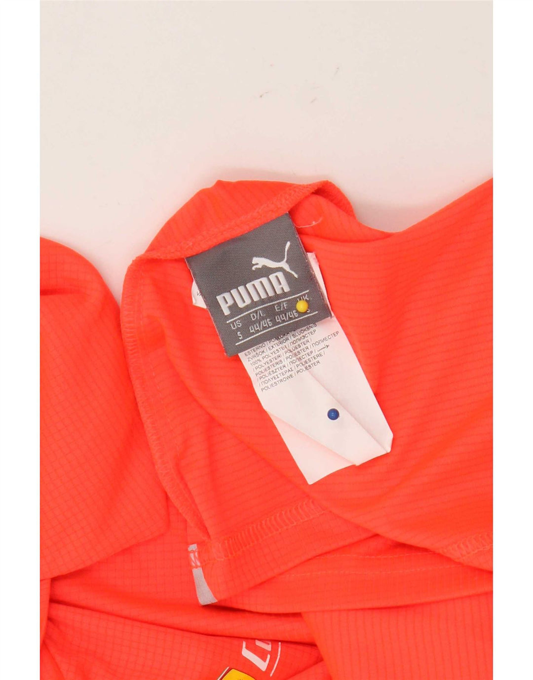 Puma Polo Homme Petit Orange Polyester