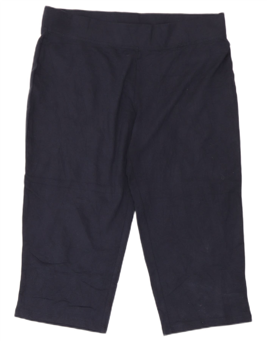 Marks & Spencer Pantalon de survêtement Capri pour femme UK 12 Bleu marine moyen