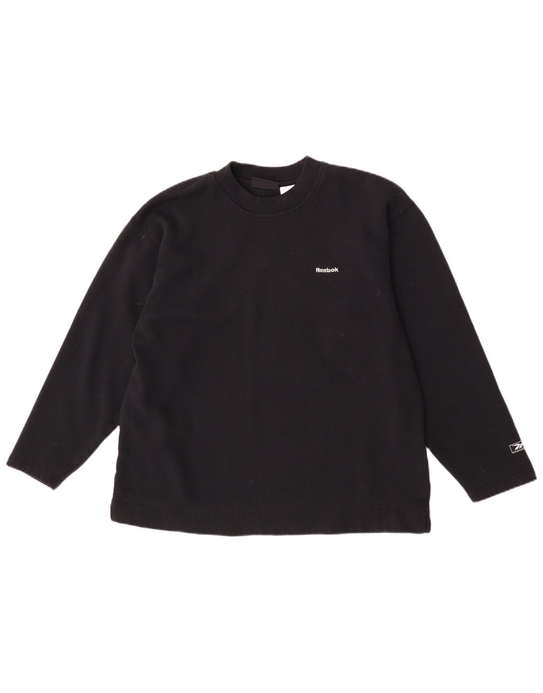 Reebok Sweat-shirt pour femme UK 42 Medium Noir Polyester