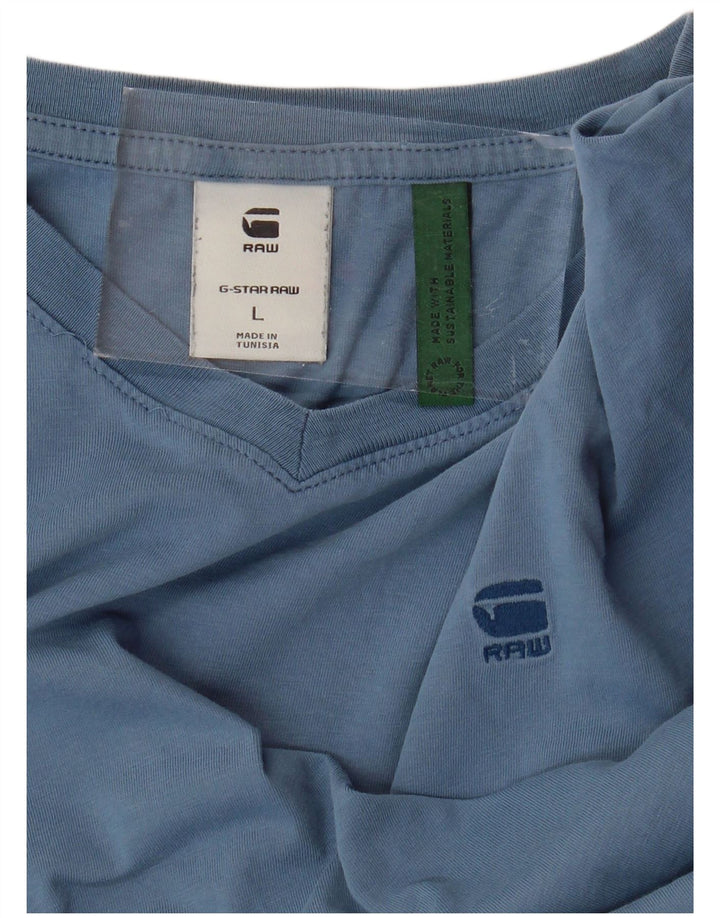 G-STAR T-Shirt Homme Haut Large Bleu