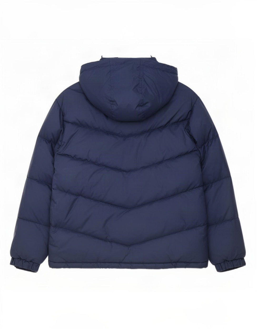 Ellesse Veste matelassée à capuche pour femme UK 12 Bleu marine moyen Polyester