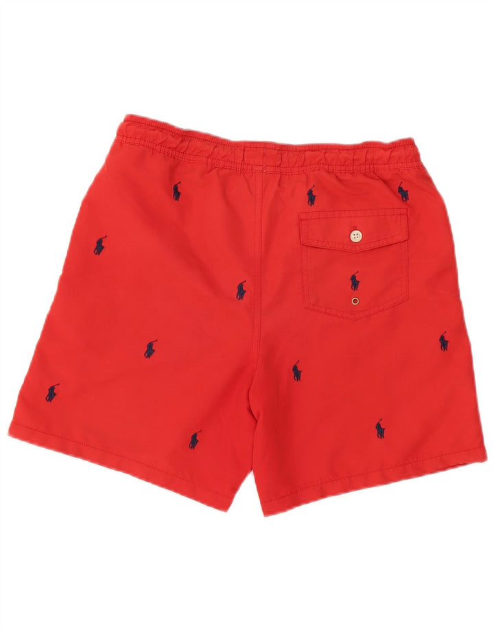 Polo Ralph Lauren Short de bain graphique homme petit rouge polyester