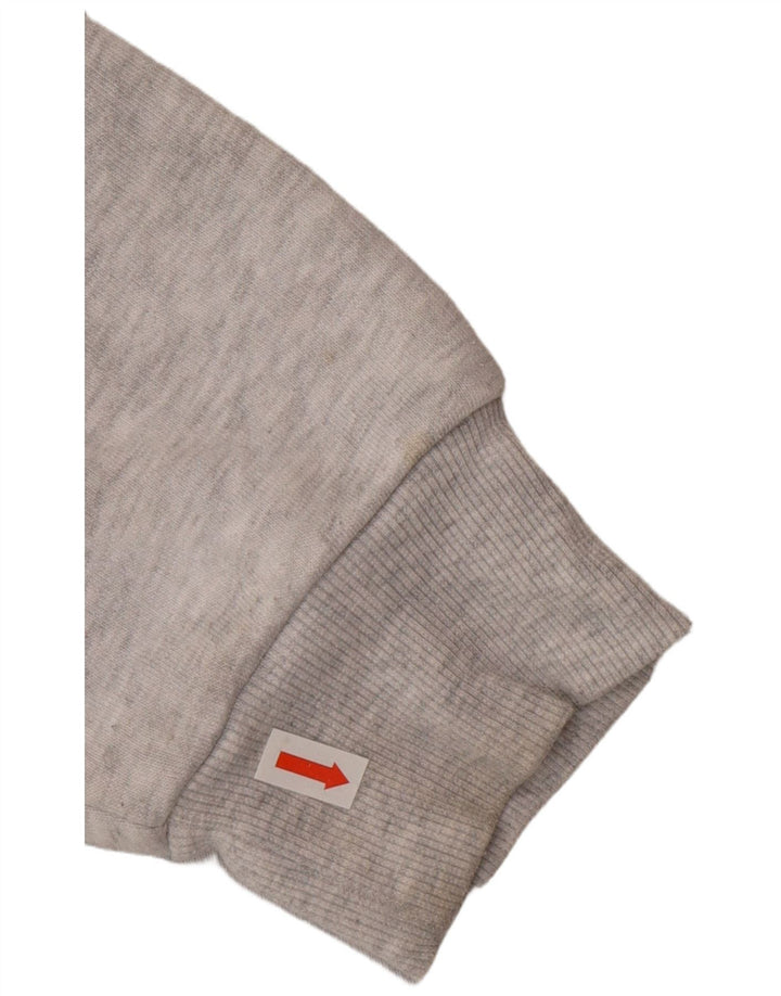 Topshop Pull à capuche surdimensionné pour femme UK 10 Petit Gris Polyester