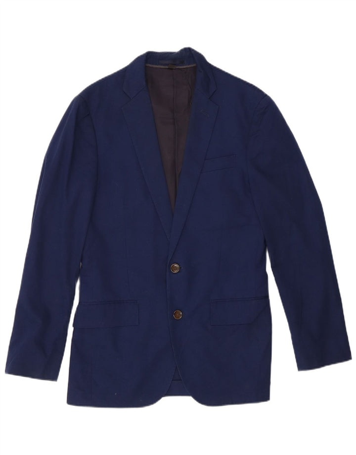 J. Crew Hommes Ludlow 2 Bouton Slim Fit Blazer Veste UK 34 XS Bleu