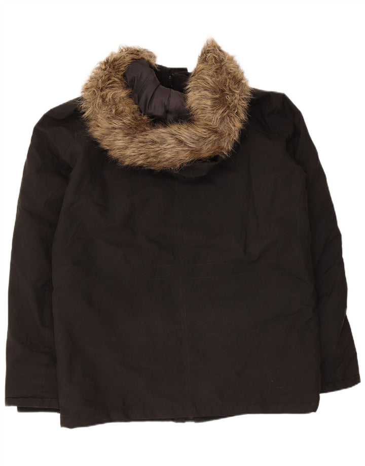 Jack & Jones Veste matelassée à capuche pour homme UK 36 Small Noir Polyester