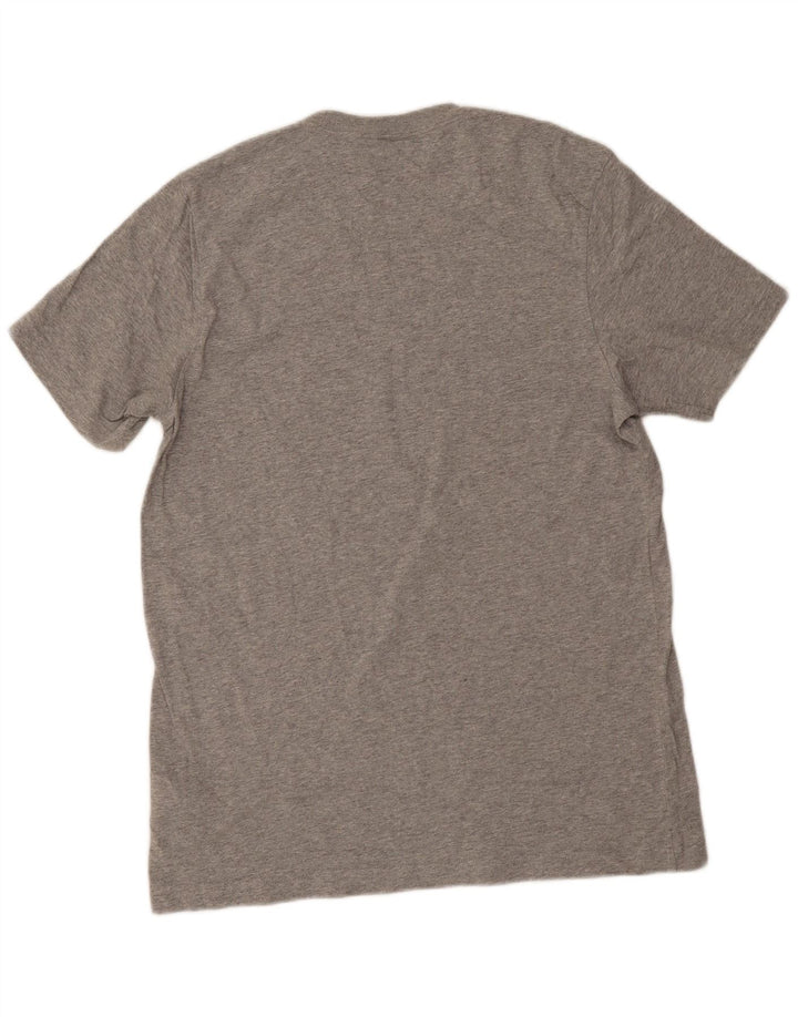 Adidas T-Shirt Graphique Homme Gris Moyen Coton