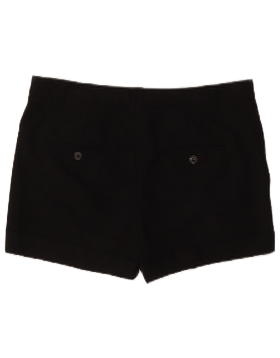 ZARA Short Chino Femme Moyen W28 Noir Polyester