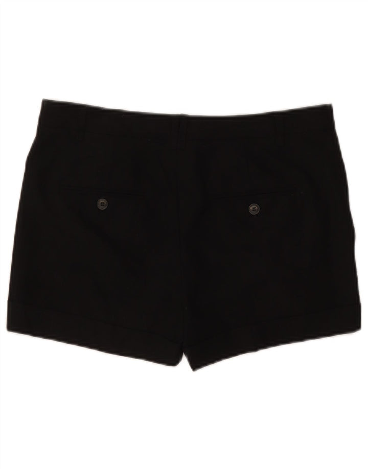 ZARA Short Chino Femme Moyen W28 Noir Polyester