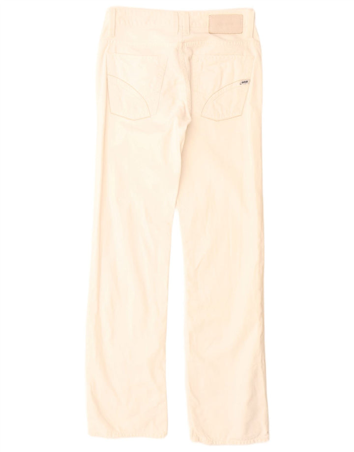 Gas Jean droit femme W29 L32 coton blanc