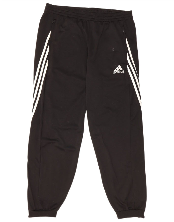 Adidas Pantalon de survêtement pour homme Joggers Large Noir Polyester