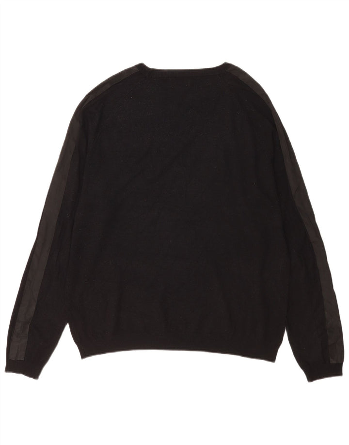 Zara Pull Col Bateau Homme Noir Moyen