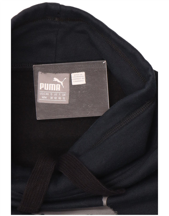 PUMA Sweat-shirt graphique pour femme UK 12 Bleu marine moyen