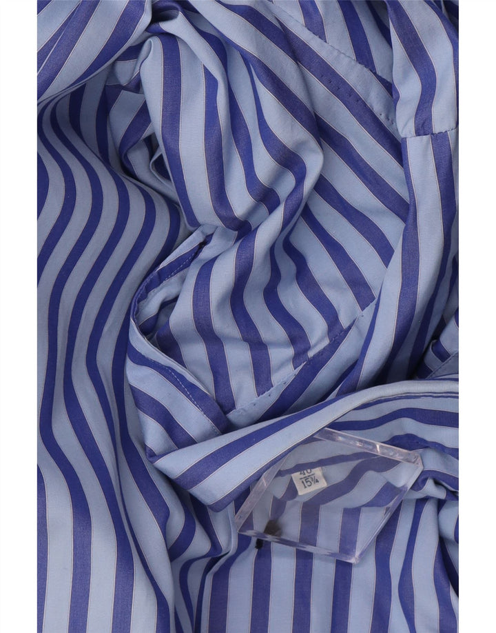 Barba Chemise Femme Taille 40 15 Bleu Moyen Rayé