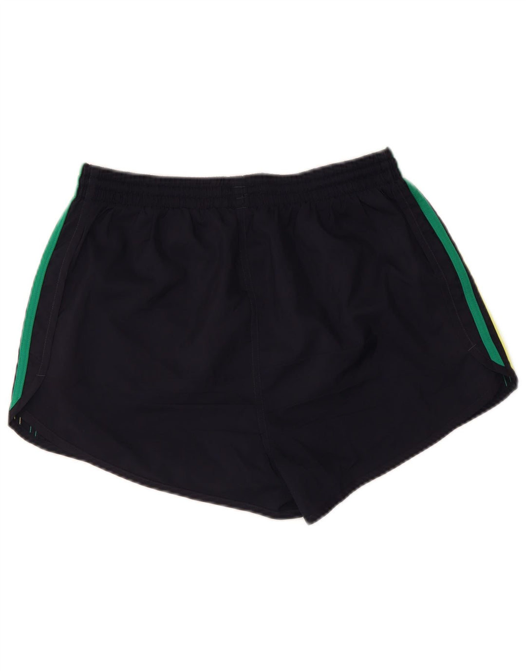 Adidas Short de sport pour femme UK 12 Medium Bleu marine Colorblock Polyester