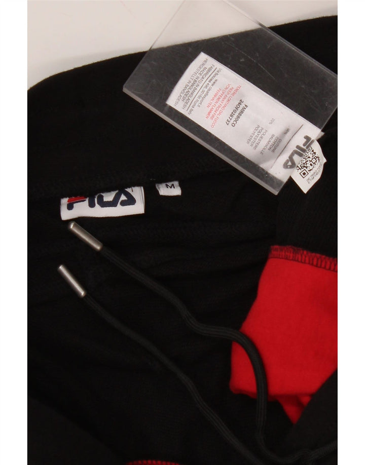 FILA Pantalon de Survêtement Homme Noir Moyen Coton