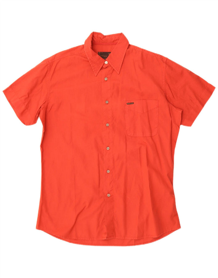 Marlboro Classics Chemise à manches courtes pour homme Grand coton rouge
