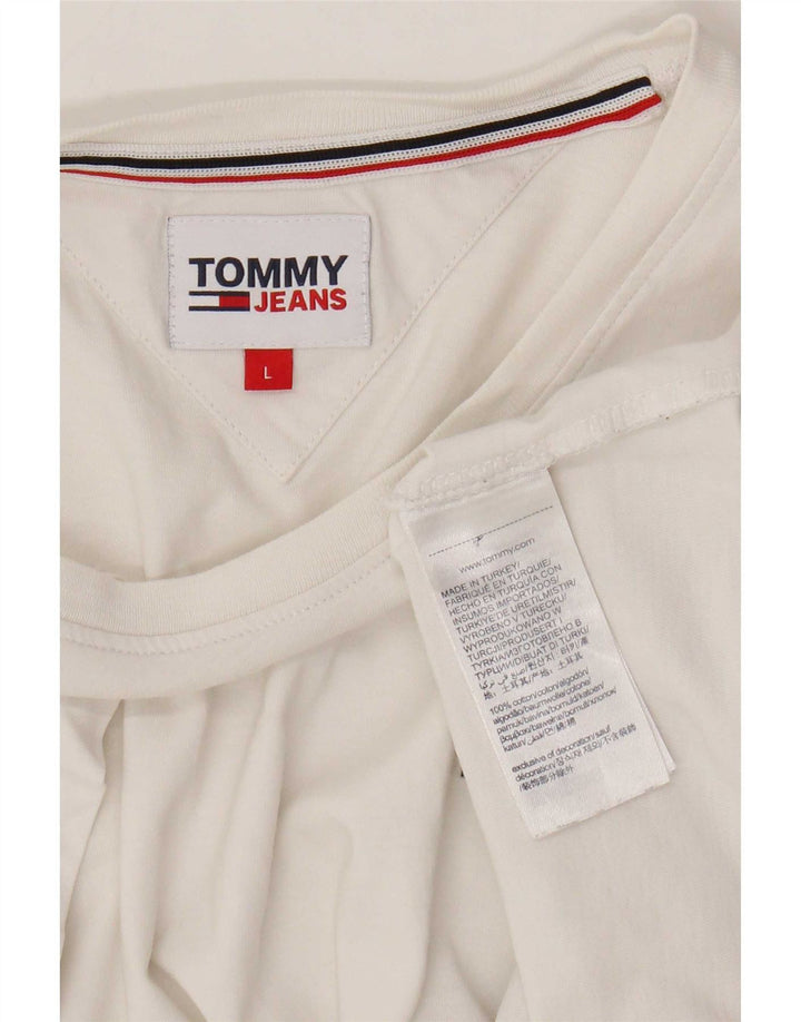 Tommy Hilfiger T-Shirt Homme Grand Blanc Coton