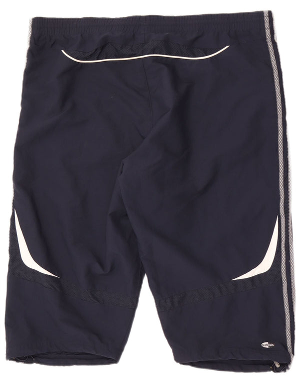 Adidas Short de sport Climacool pour homme 2XL Bleu marine Polyester