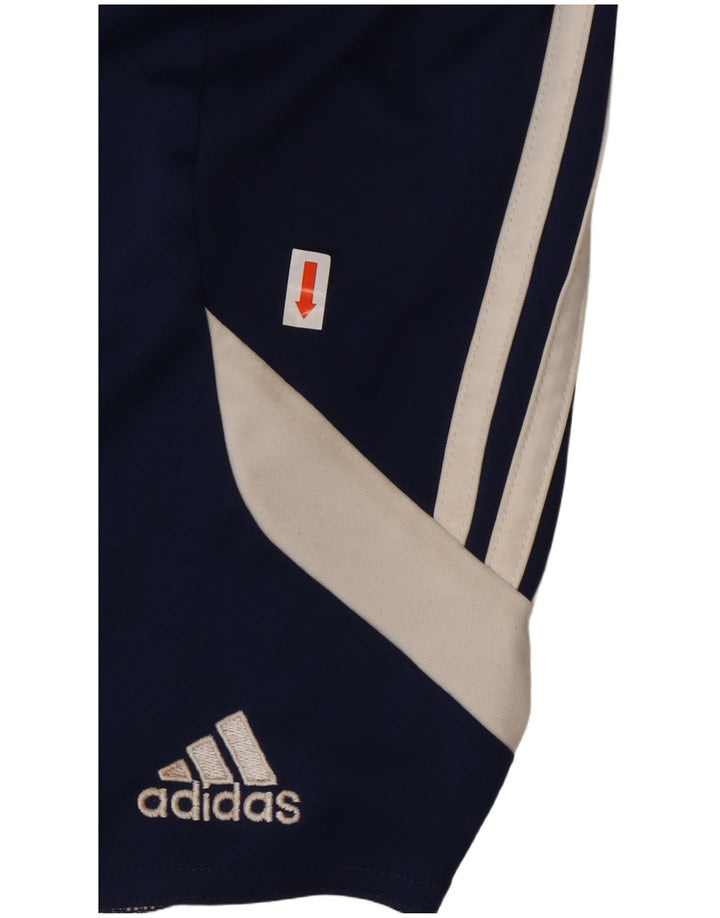 ADIDAS Short de sport Climalite pour garçon 11-12 ans, grand bleu marine